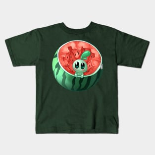 Watermelon Bululu Kids T-Shirt